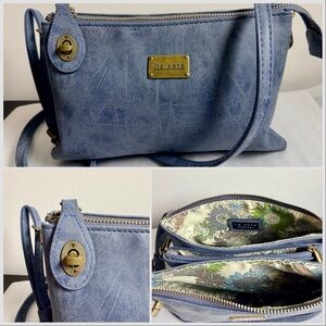 Liz Soto Ella Womens Crossbody Purse -PU Leather Wallet ,Over the Shoulder Bags